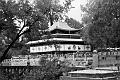B&W-Norbulingka Summer home of Dalai Lama